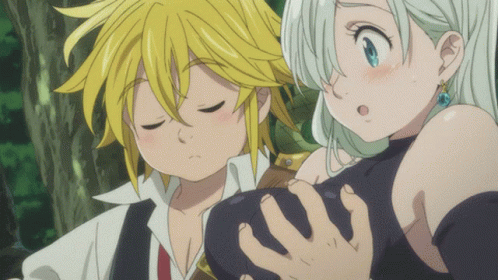 Anime Boob Grabs - 2